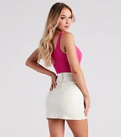Less Is More Smooth Tank Bodysuit