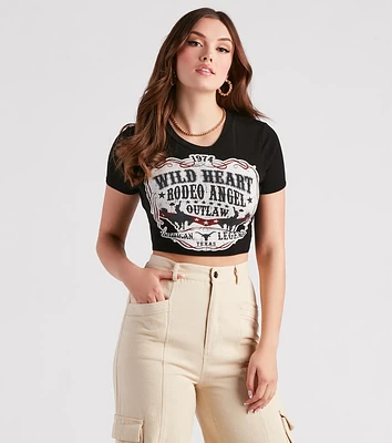 Rodeo Angel Cropped Graphic Tee