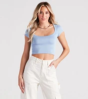 Effortless Style Casual Crop Top
