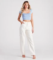 Effortless Style Casual Crop Top