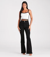 Retro Street Style Tank Crop Top