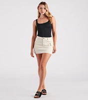 Less Is More Smooth Tank Bodysuit