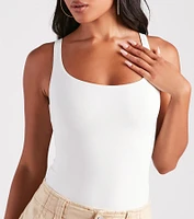 Less Is More Smooth Tank Bodysuit