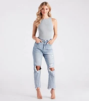 Simply The Best Smooth Knit Tank Bodysuit