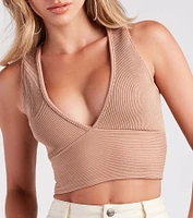 Elevate Everyday V-Neck Tank Crop Top