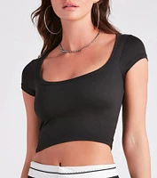 Effortless Style Casual Crop Top