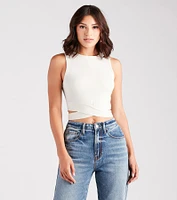 Wrapped Chic Crop Top