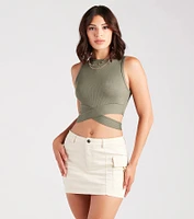Wrapped Chic Crop Top