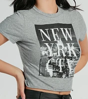 New York City Cropped Graphic Tee