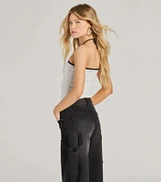 Lucky Thirteen Strapless Tube Crop Top