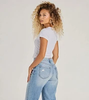 I'm Too Pretty For This Crop Graphic Tee
