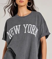 New York Oversized Graphic Tee
