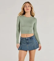 Essential Long Sleeve Crew Top