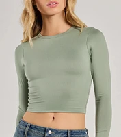 Essential Long Sleeve Crew Top