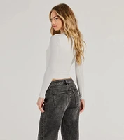 Essential Long Sleeve Crew Top