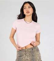 Best Ex Girlfriend Crop Graphic Tee