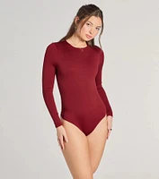 Smooth Moves Long Sleeve Crew Neck Bodysuit