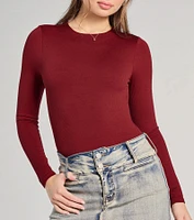 Smooth Moves Long Sleeve Crew Neck Bodysuit