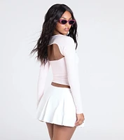 Effortless Energy Long Sleeve Crop Top
