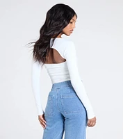 Effortless Energy Long Sleeve Crop Top