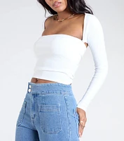 Effortless Energy Long Sleeve Crop Top