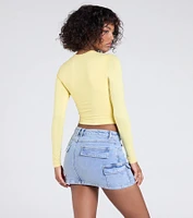 Essential Long Sleeve Crew Top