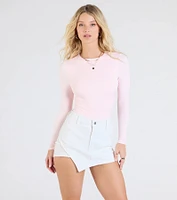 Smooth Moves Long Sleeve Crew Neck Bodysuit