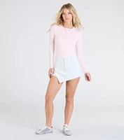 Smooth Moves Long Sleeve Crew Neck Bodysuit