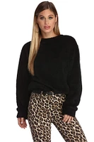 What The Fuzz Teddy Sweater
