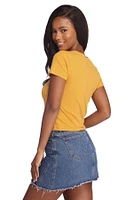 Sweet Like Honey Crop Top