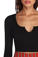 Down A Notch Crop Top