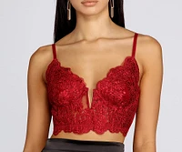 Notch Your Basic Bustier Top