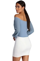 Sophisticated Chiffon Strapless Top