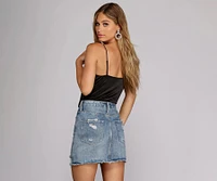 Sleek Satin Bodysuit