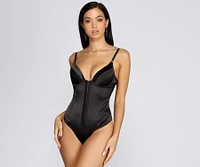 Satin Stunner Bodysuit