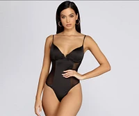 Bad Gal Satin Bodysuit