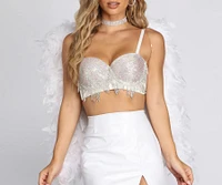 Angelic Queen Rhinestone Bustier