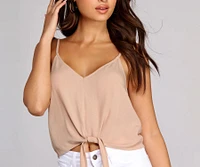 Breezy Beautiful Tie Top