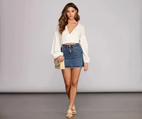 Ibiza Cutout Cotton Gauze Top