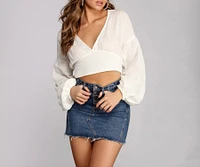 Ibiza Cutout Cotton Gauze Top