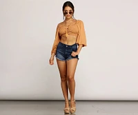 Charming Crochet Crop Top