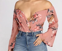 Darling Floral Chiffon Top