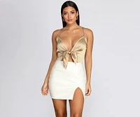 Sleek Satin Bodysuit