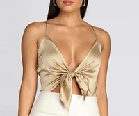 Sleek Satin Bodysuit