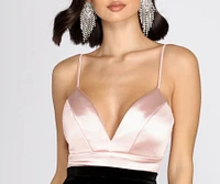 Regining Satin Bodysuit