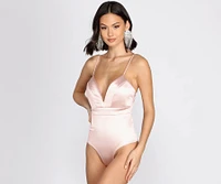 Regining Satin Bodysuit