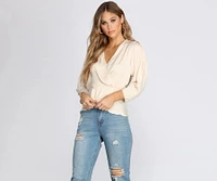 Poised Peplum Blouse