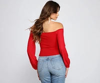 Sophisticated Chiffon Strapless Top