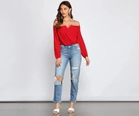 Sophisticated Chiffon Strapless Top