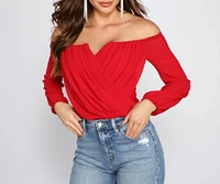 Sophisticated Chiffon Strapless Top